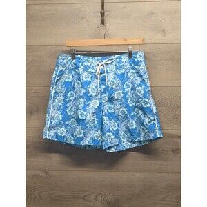 White Sierra Floral Swim Trunks Women's Size 8